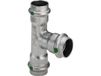 Viega Sanpress Inox Tee 435929 18x15x18mm, Acier Inoxydable, Sc-contur
