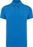 Kariban Herenpolo korte mouwen van jersey katoen Licht Kobaltblauw - 3XL