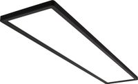 Briloner Tava - LED Plafonniere - plafondlamp met indirect licht - neutraal wit licht - 98cm - zwart