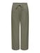 ONLY Dames Onlsiesta Mw Pull-up Linen Bl Pant Pnt stoffen broek, diep lichen green, S / 32L