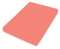 Bassetti Boxspring hoeslaken Uni Coral X1/687 van katoen en elastaan in de kleur Coral, afmetingen: 140cm x 200cm, 160cm x 220cm