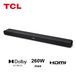 TCL 8 Series TS8111 Soundbar - 2.1 Channel - 260W - Dolby Atmos - Black