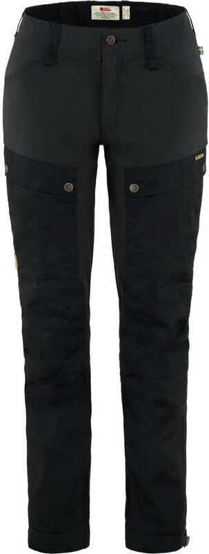 Fjällräven Keb Trousers Curved Women - Black - EU 34 (Regular)
