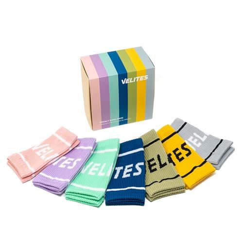 Velites 7-Pack Fabric Wristbands - Assorted Colors