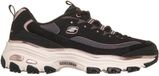 Skechers D'LITES-CHROME WAVE Dames Veterschoenen - Zwart / Rose Gold