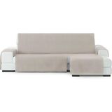 ECOMMERC3 Elastische bankhoes voor chaise longue, normaal rechts, bankovertrek chaise long, linnen met verstelbare elastieken, compatibel met hoekbanken links of rechts
