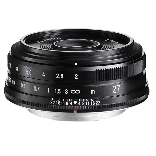 Voigtlander Ultron 2.0/27 mm - Zwart - X-mount objectief