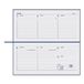 Ryam Zakagenda 2026 - Memoplan 7 - Zwart - Liggend - Harde Kaft (17cm x 8cm)