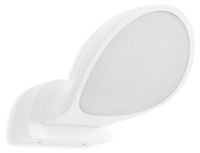 Telefunken LED Außenleuchte Wandlampe Weiß IP44 10W 1040lm Neutralweiß 4000K