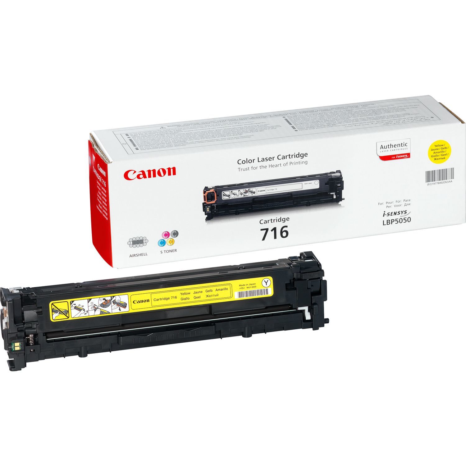 Canon 716 Gele Tonercartridge - Origineel