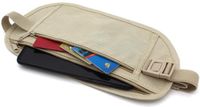 Okado Moneybelt Heuptas – Voor Paspoort en Geld – Beige – Verstelbaar