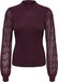 ONLY - ONLANNELINA LS HIGHNECK KNT - Bordeaux - Women's Sweater - Size S