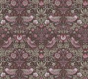 ARCHITECTS PAPER Art of Eden 390562 - Vliesbehang met vogels, botanisch & dierenprint - Paars, rood, beige, zwart - 10,05 m x 0,53 m