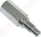 Boulon de butée M10x1,00, longueur 57 mm, tête hexagonale 16 mm