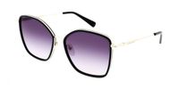 Longchamp LO685S N Gold/smoke 59/17/140 Vrouwen Zonnebril