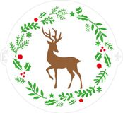Decora Stencil - Reindeer Ø 25cm