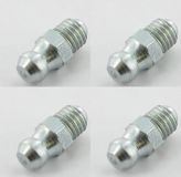 cyclingcolors 4 x smeernippel staal kegelsmeernippel vetpers nippel tractor grasmaaier auto motorfiets scooter, 1/4 UNF 180°