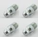 cyclingcolors 4 x smeernippel staal kegelsmeernippel vetpers nippel tractor grasmaaier auto motorfiets scooter, 1/4 UNF 180°