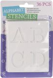 Koopman Stencils Lettres, 36 pièces.