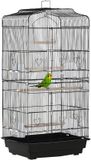 PawHut Vogelkooi - Metaal - 46,5x35,5x92cm - Zwart