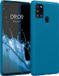 kwmobile telefoonhoesje geschikt voor Samsung Galaxy A21s - Hoesje voor smartphone - Back cover in Caribisch blauw