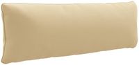 vidaXL - Rugkussen - PUTTEN - Beige - 120 x 40 x 15 cm