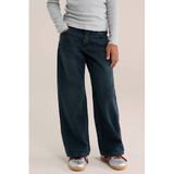 WE Fashion wide leg jeans - donkerblauw