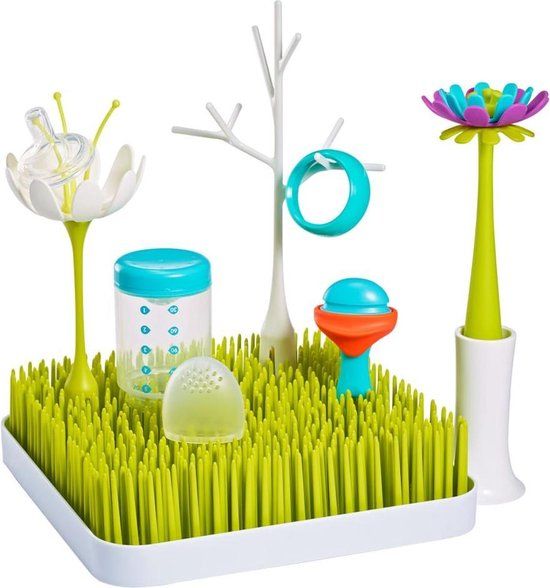 BOON Bundle - Starterspakket Babyvoeding - Flessenrek - Multicolour