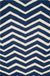 Safavieh Cambrigde vloerkleed - 121x182 cm - Visgraatmotief - Wol - Navy & Ivory