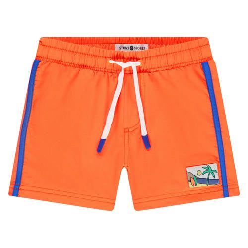 Stains&Stories zwemshort oranje