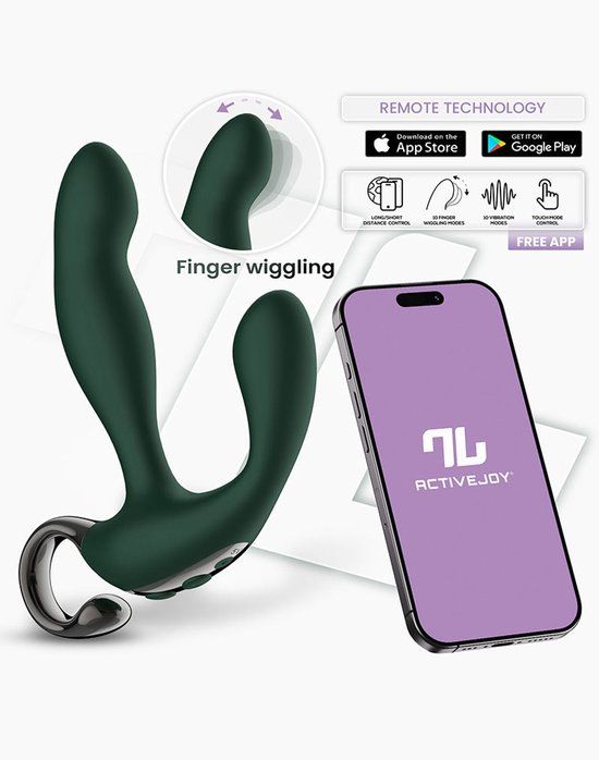 INTOYOU IY - Greeny Prostaatmassager met Wiggling Tip & App bediening – Groen