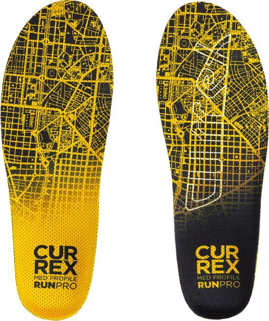 CURREX RunPro - Medium profile - Yellow - Shoe size EU44.5-46.5