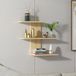 Stijlvolle Eiken Wandplank 69,8 x 21,4 x 59,6 cm