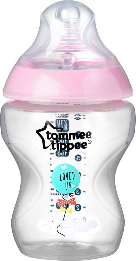 Tommee Tippee Closer to Nature Zuigfles Pink 260 ml