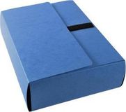 EXACOMPTA documentenmap met klittenbandsluiting, blauw