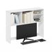 Furinno Classic Desktop Boekenplank Opberghok, Bureau Organizer met 4 Planken, Wit