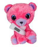 Lumo Stars Get Well Pink Bear with thermometer - Classic
