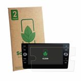 ScreenLeaf Bedifol GmbH 2 Stuks Screenprotector voor Volkswagen T6.1 California Discover Media 8" (2020-2024) - Hoogwaardige Beschermfolie transparant