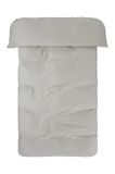 Jotex Zack Satin Dekbedovertrek - 100% hoogwaardig exclusief satijn van biologisch katoen GOTS gecertificeerd dekbedovertrek - beige 140 x 200 cm