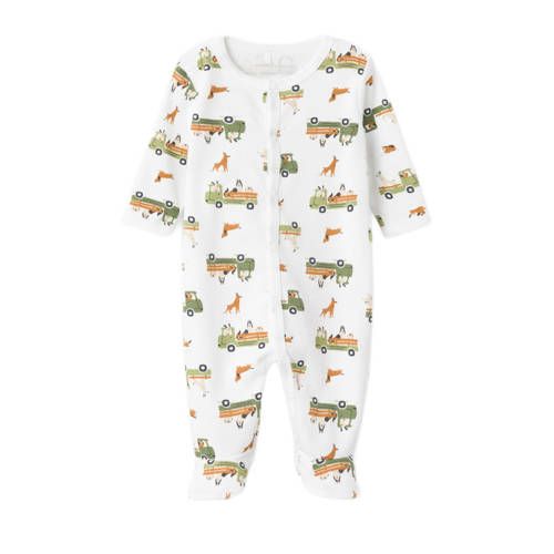 NAME IT BABY boxpak NBMNIGHTSUIT wit/groen
