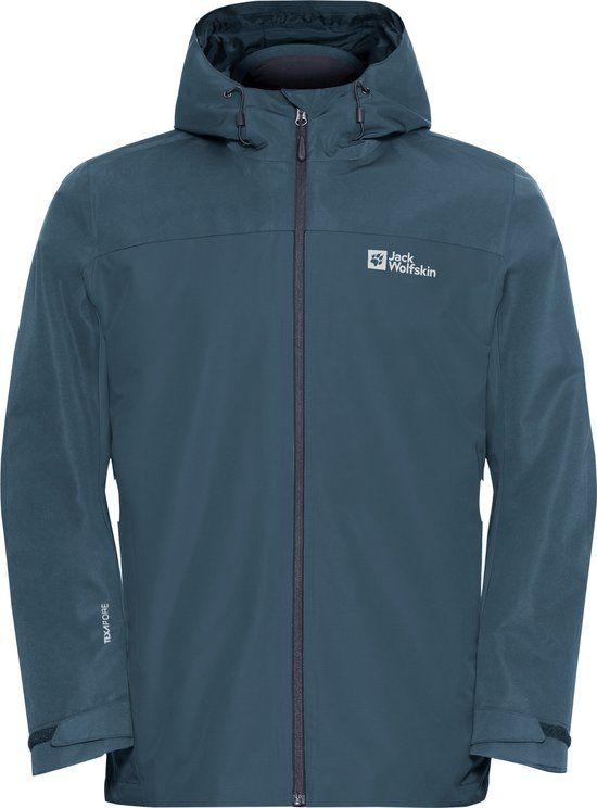Jack Wolfskin TAUBENBERG 3IN1 JKT M Heren Outdoorjas - midnight sky