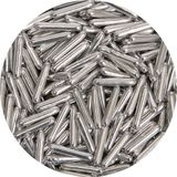 BrandNewCake® Sugar Rods Metallic Zilver 80gr