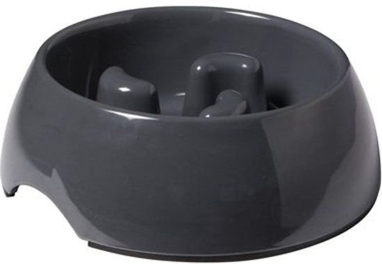 Adori Anti-Schrok Voerbak 400ml - Grijs - Ø17,5 cm - M