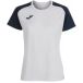 Joma Sportshirt Dames Academy IV Wit/Nachtblauw S