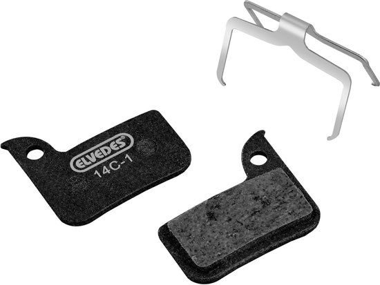 Elvedes Metalic Carbon Sram Red Race Disc Brake Pad Set - Carbon/Black