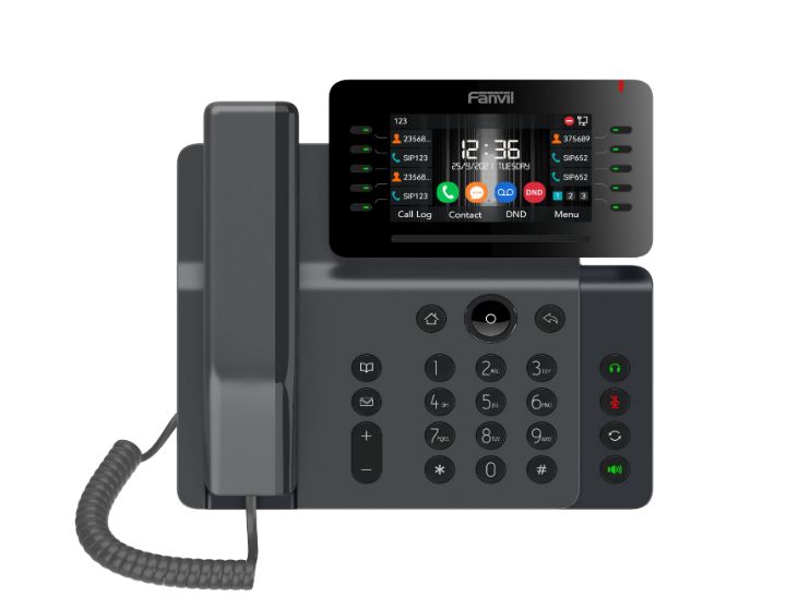 Fanvil V65 IP Phone - Black - 20 Lines - LCD - WiFi