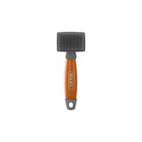 Wahl Kleine nylon gladde borstel, professionele verzorgingsborstel, huisdierborstel voor honden en katten, verzorgingsgereedschap voor huisdieren, gladde borstels voor langharige dieren, gelhandvat