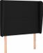 vidaXL Hoofdbord - Tissu - Noir - 93x23x118/128 cm