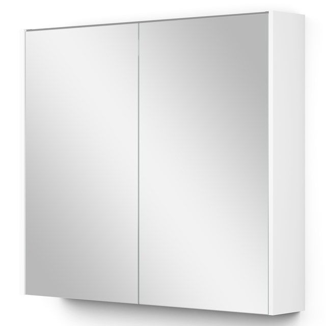 Maxaro Modulo Spiegelkast Met Verlichting 80x70cm Mat Wit