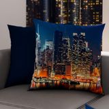 PETTI Artigiani Italiani - Paar kussenslopen 60 x 60 cm, van microvezel, decoratief kussen voor slaapkamer, bank, woonkamer, set van 2 kussenslopen, 100% Made in Italy